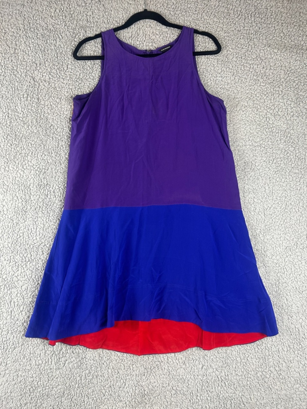 Club Monaco Sleeveless Multicolor 100% Silk Lightweight Flowy Dress Size 6